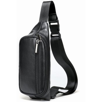 Herren-Bananen-Gürteltasche aus echtem Leder