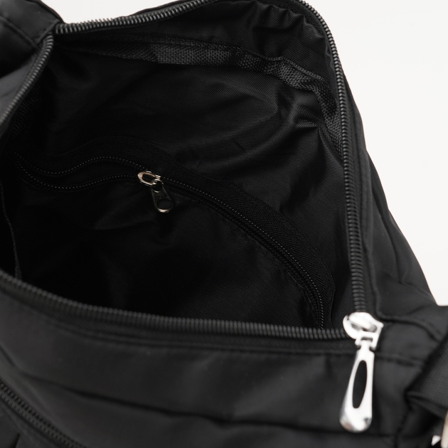 Mittelgroße Crossbody-Umhängetasche aus Stoff für Damen
