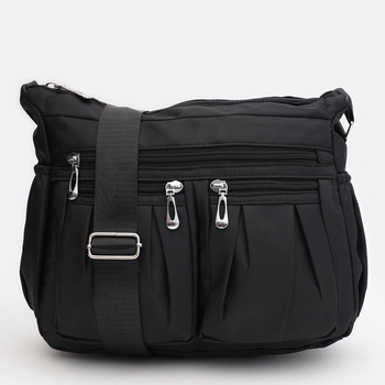 Mittelgroße Crossbody-Umhängetasche aus Stoff für Damen