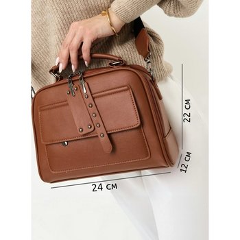 Stylische Damen Umhängetasche / geräumige Crossbody Bag mit breitem Tragegurt 9537