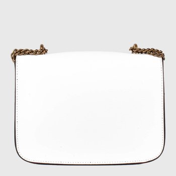 Women's cross-body shoulder bag made of genuine leather, small